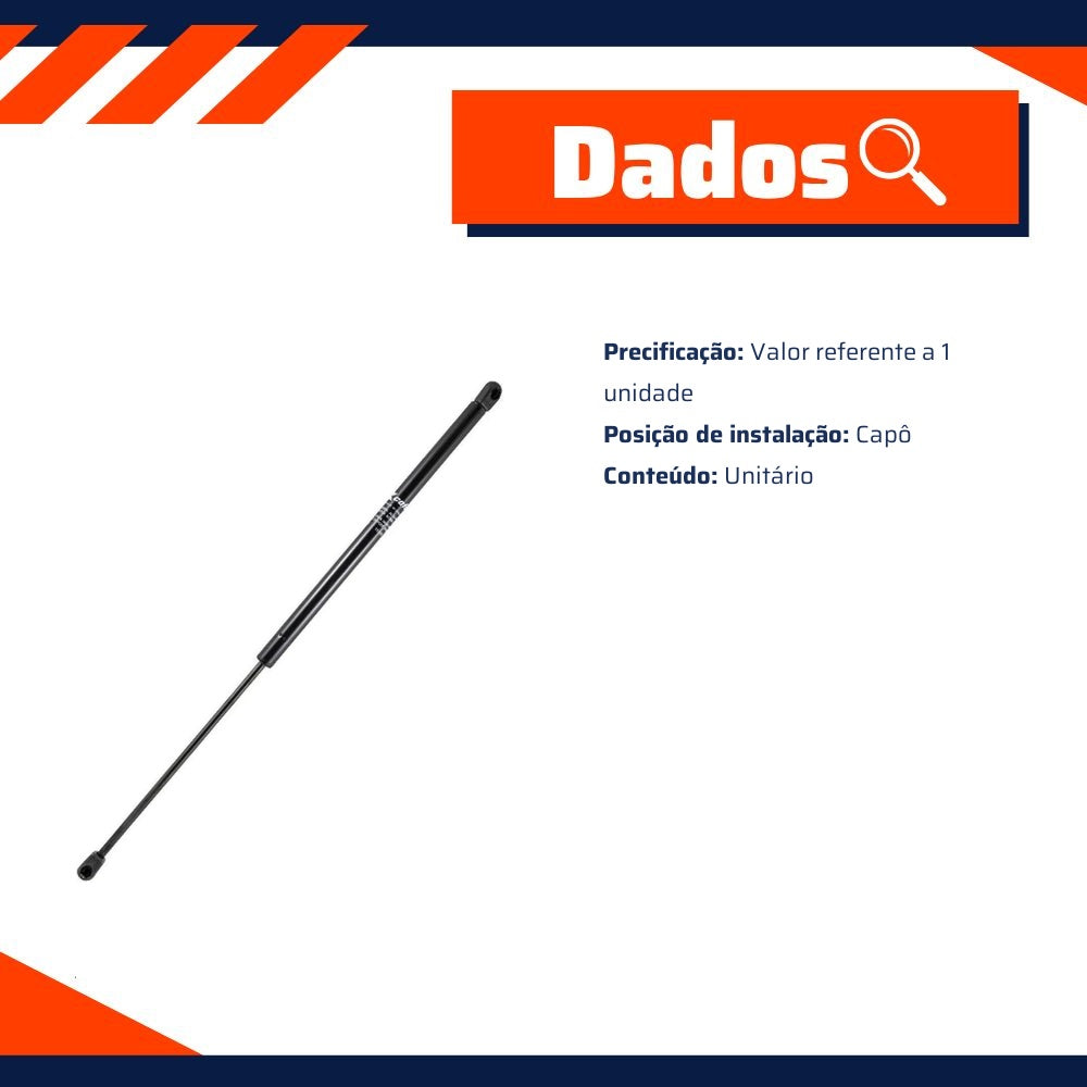 Amortecedor Mola a Gás do Capô para Renault Duster e Oroch - Cofap - 16586 - (8)