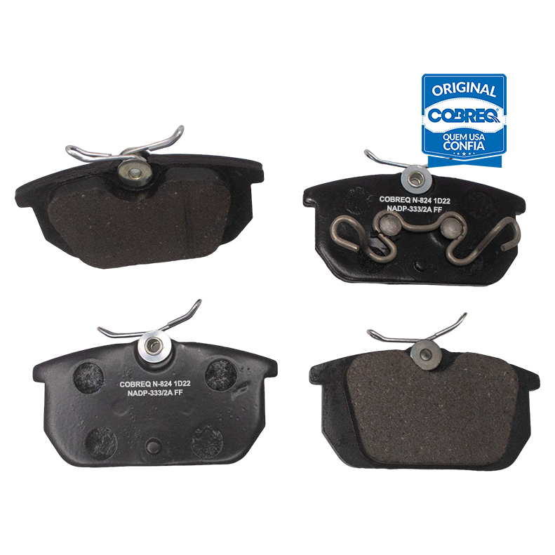 Pastilha de Freio Traseira - Cobreq - N-824 - (5)