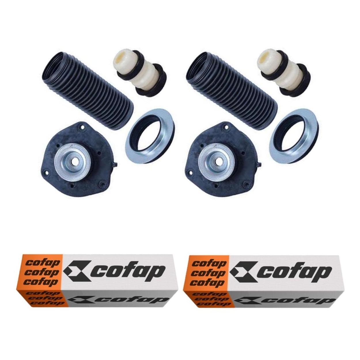 Par Kit do Amortecedor Rolamento Batente Coifa Coxim Dianteiro - Cofap - Tkc01115 - (1)