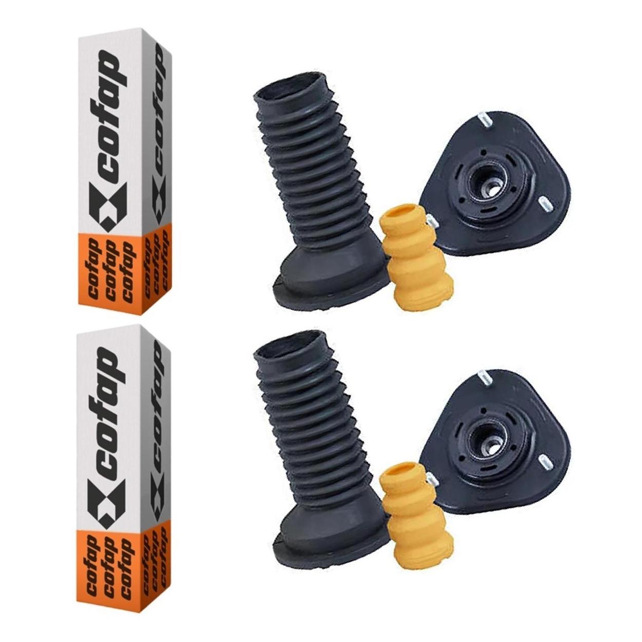 Par Kit do Amortecedor Batente Coifa Coxim Rolamento Dianteiro - Cofap - Tkc22002 - (1)