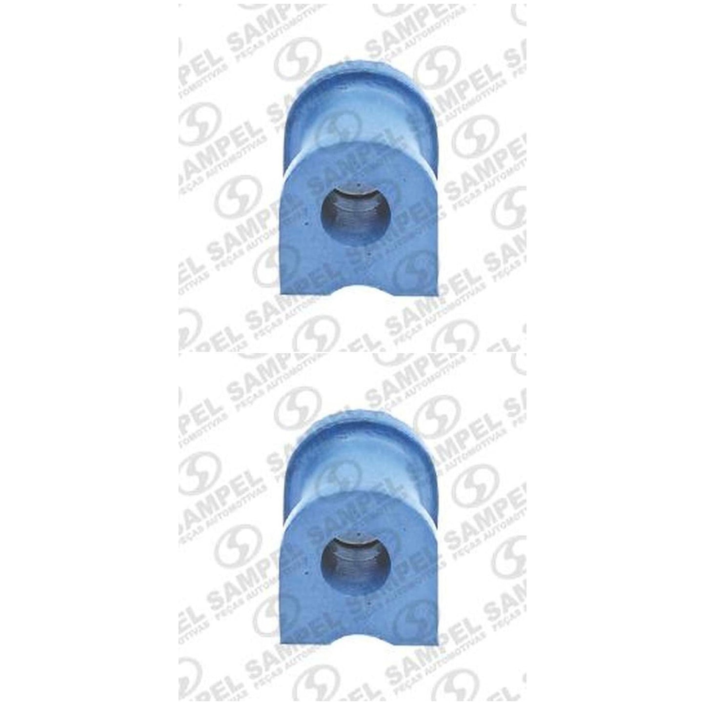 Par Bucha Da Barra Estabilizadora Dianteira (Azul) (Furo Ø 15 Mm) - Sampel - 1101 - (1)