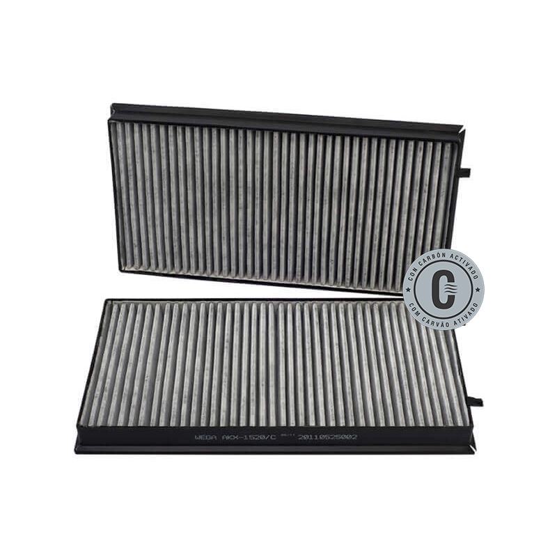 Filtro de Cabine com Carvão Ativado - Wega - AKX-1520/C - (3)