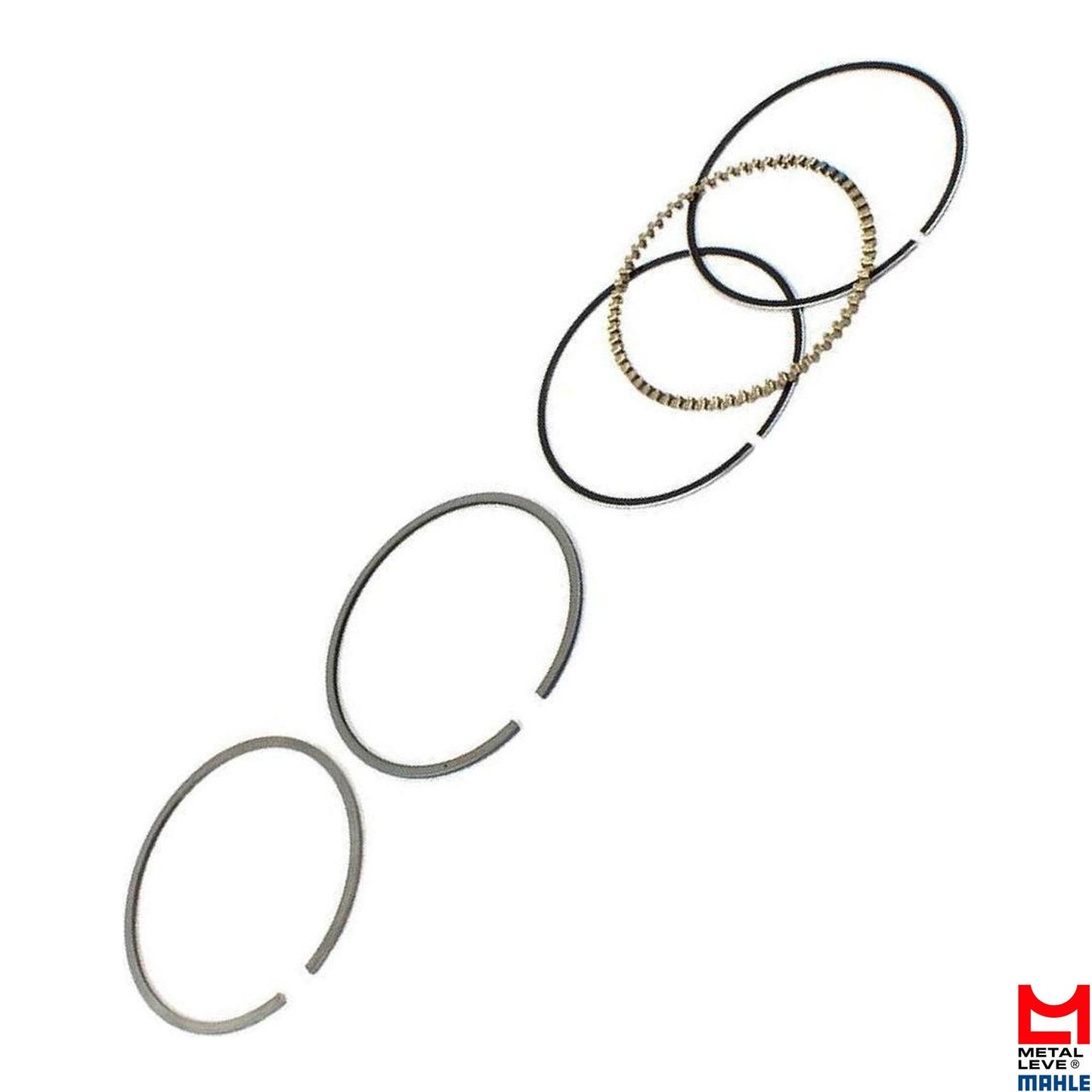 Jogo de Anéis do Pistão 0,25 - Mahle Metal Leve - TA.9174 0,25 - (1)