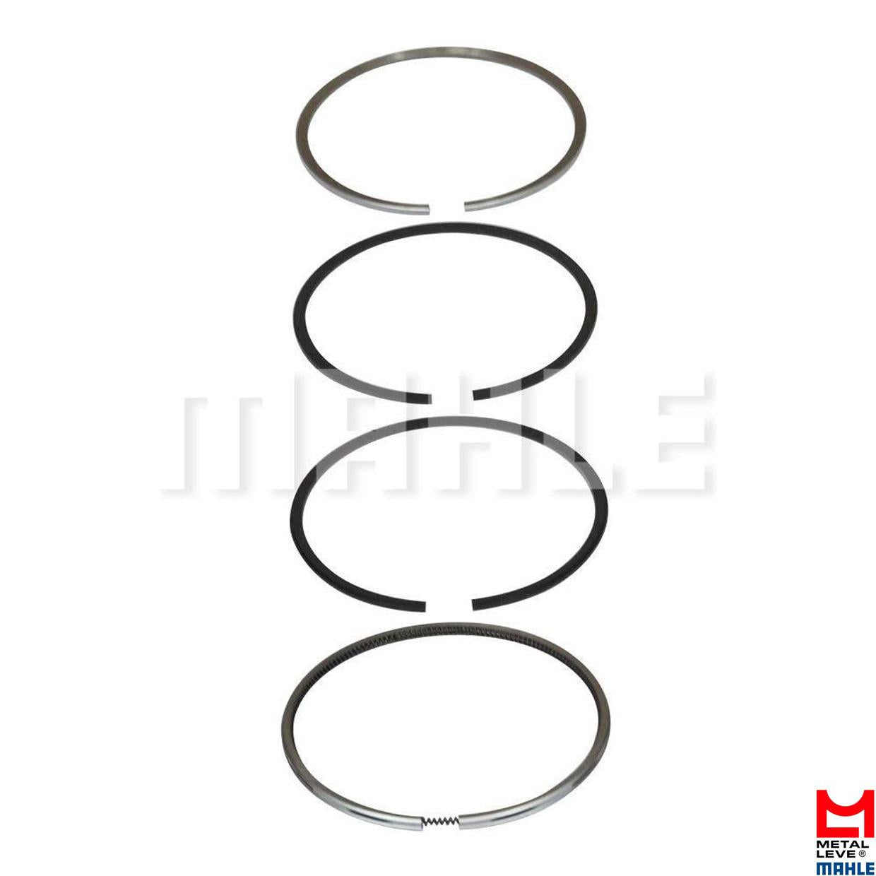 Jogo de Anéis do Pistão Std - Mahle Metal Leve - CC.6179 STD - (1)