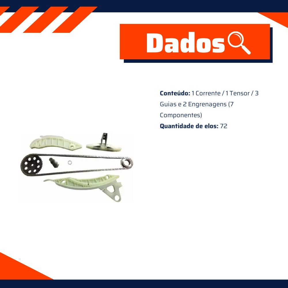 Kit Corrente Distribuição - SKF - VKML 83001 A - (8)