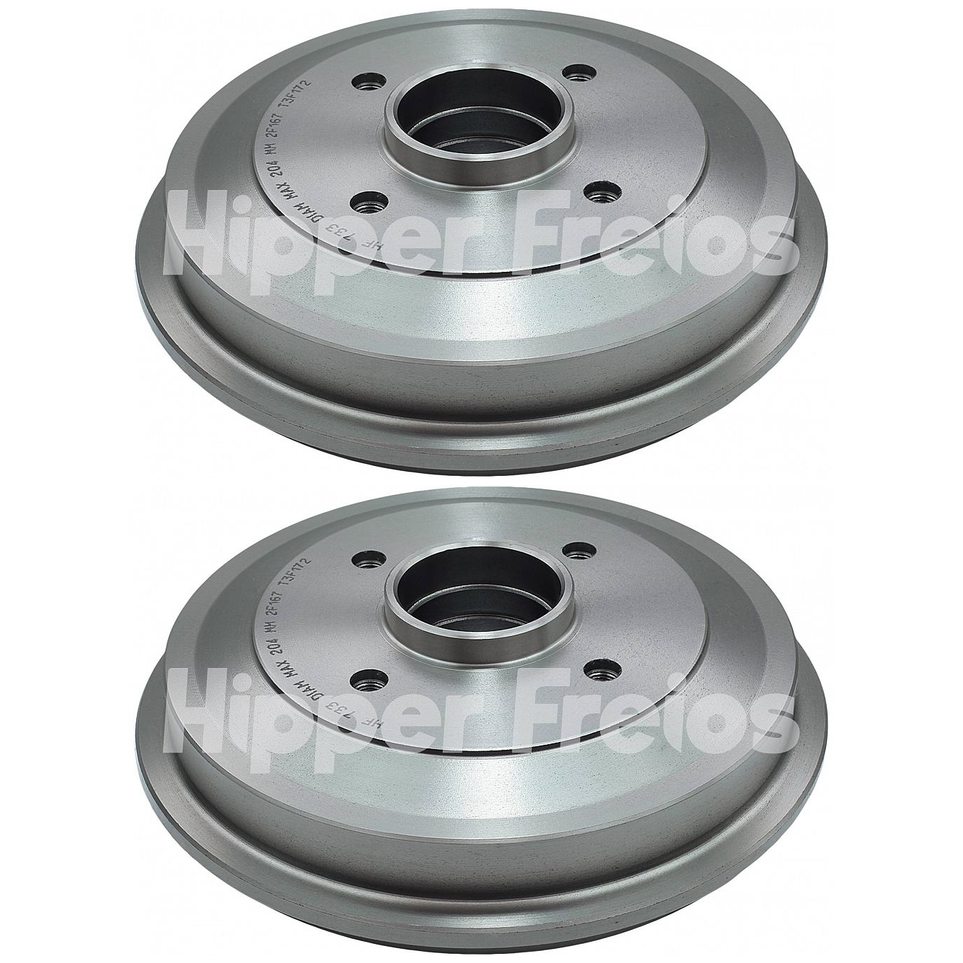 Par Disco Freio Traseiro - Hipper Freios - HF 823-KT - (1)