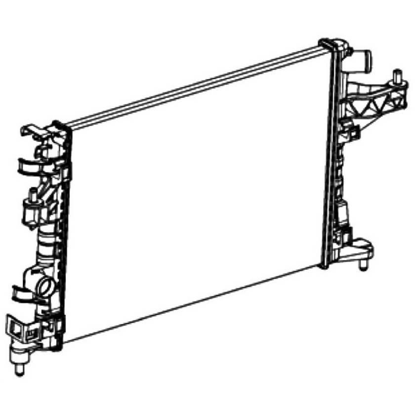 Radiador de Água Chevrolet Agile - Magneti Marelli - RMM2067001 - (2)