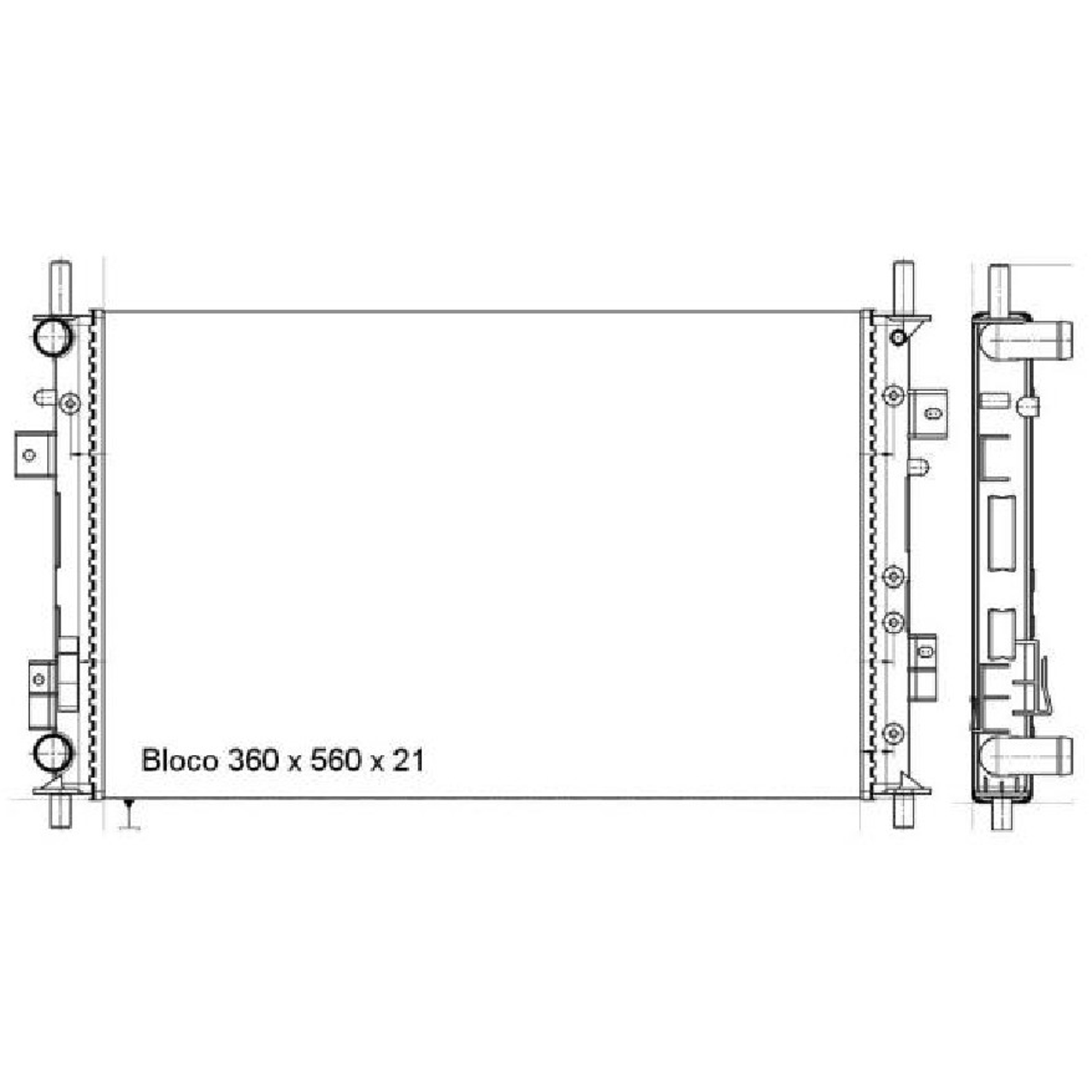 Radiador de Água - Magneti Marelli - RMM339001M - (2)