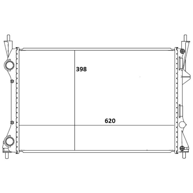 Radiador de Água - Magneti Marelli - RMM1121FT - (2)