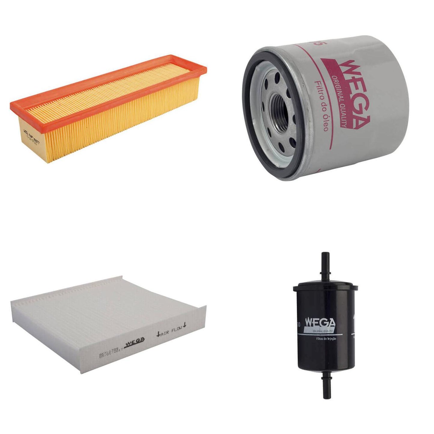 Kit de Filtros Logan Sandero 1.0 16V após 2014 - Wega - Wkl-265 - (4)