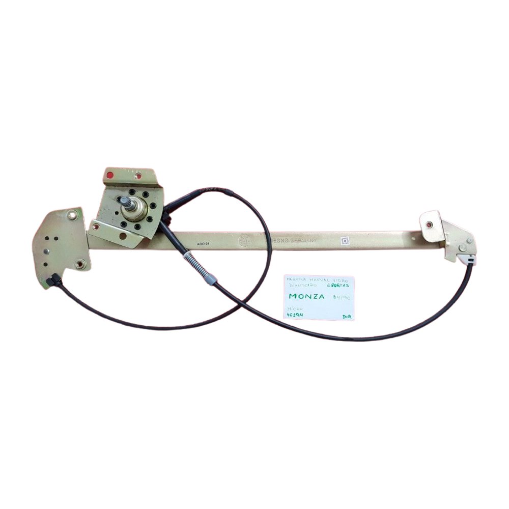 Máquina do Vidro Dianteiro Direito Mecânico para Chevrolet Monza e Monza Hatch - Micro - 40194 - (2)