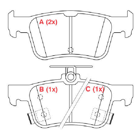 Pastilha de Freio Traseira - WILLTEC - PW267 - (1)