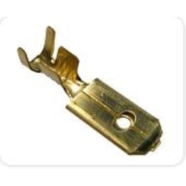 Terminal Macho de Metal Dourado - Rainha das Sete - ETE 7028 - (1)