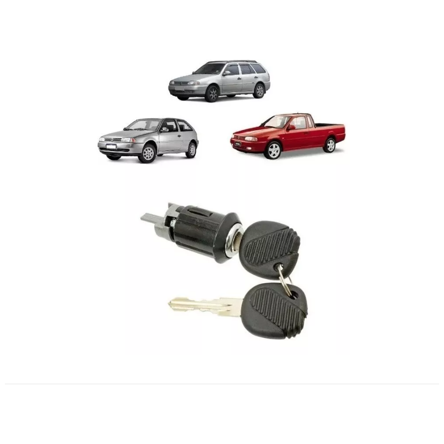 Cilindro Miolo Ignição Com Chave Gol Parati Saveiro G2 Bola - MWM - 20589 - (1)