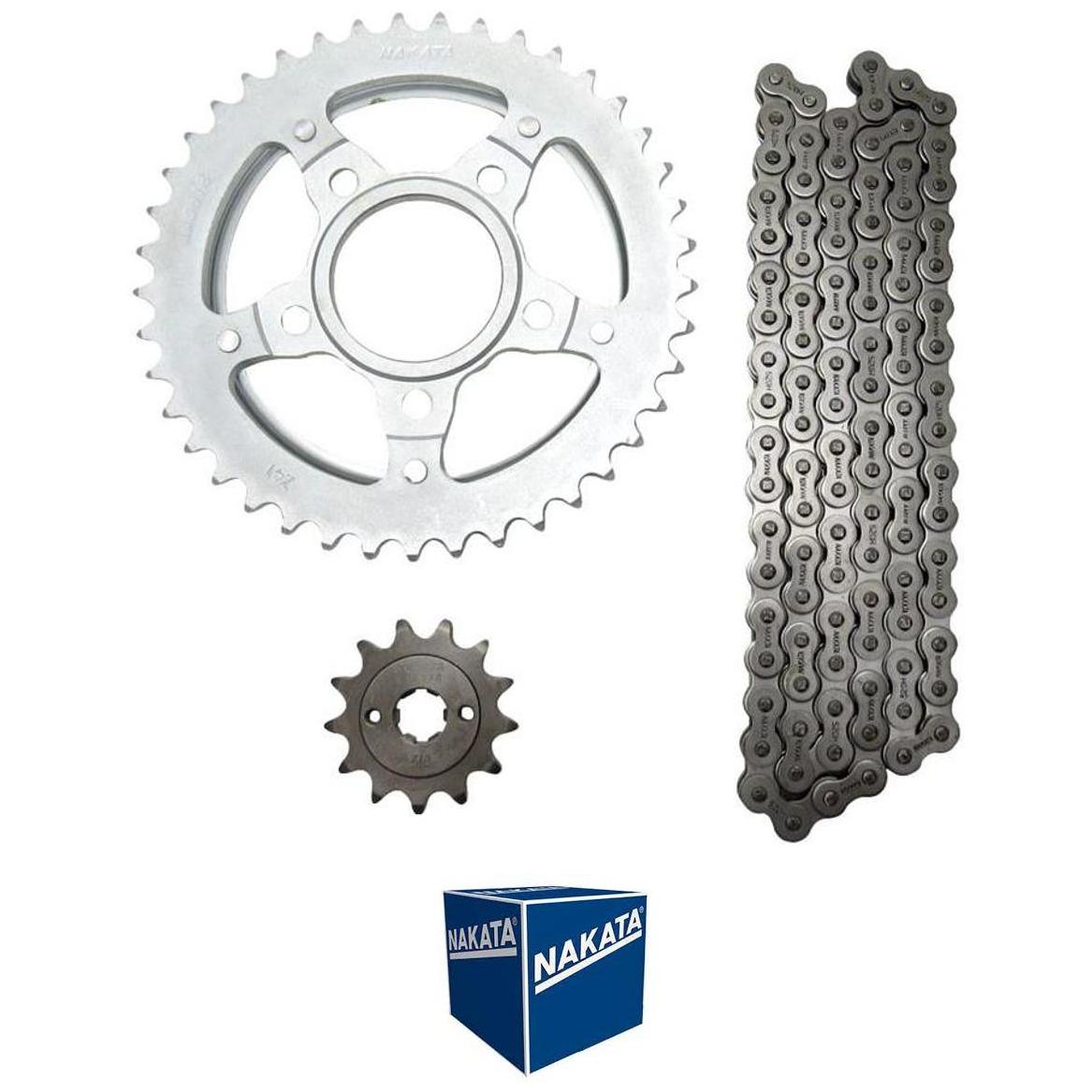 Kit da Coroa Pinhão e Corrente 41 13mm - Nakata - TM10165 - (1)