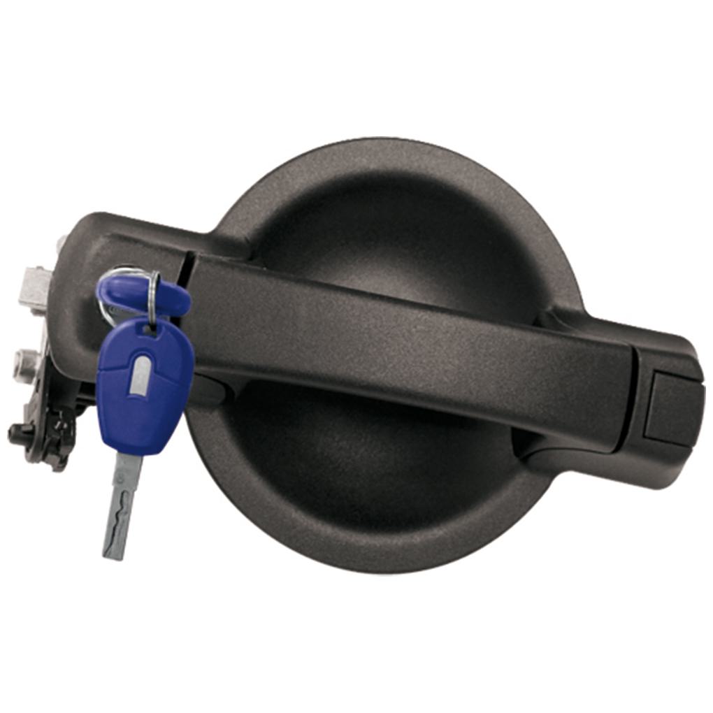 Maçaneta Externa DA Porta de Correr Lateral Com Chave - Perfil Snake Key - Universal - 70836 - (1)