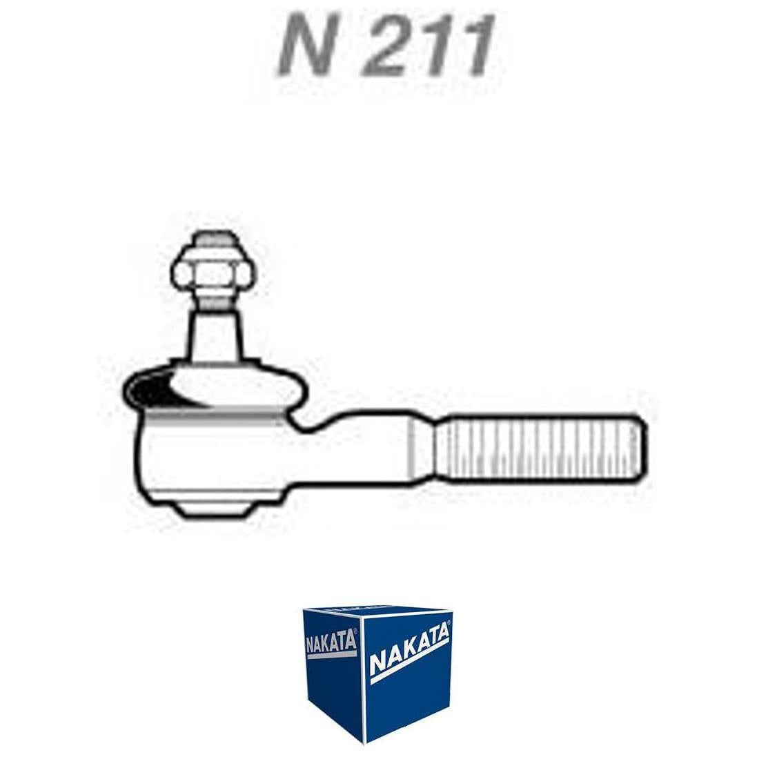 Terminal de Direção Dianteiro Esquerdo - Nakata - N 211 - (1)