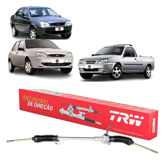 Caixa de Direção Mecânica para Ford Courier Fiesta - TRW - 15900172S - (1)