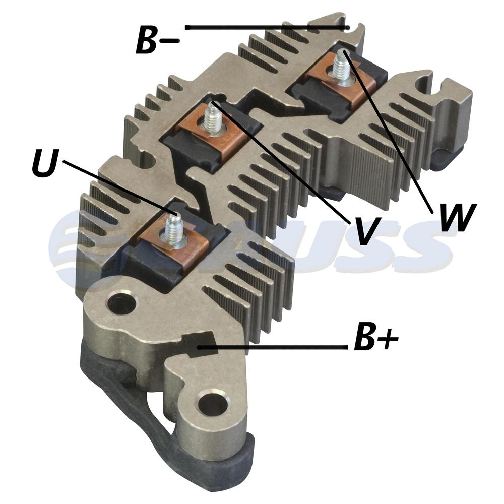 Retificador do Alternador - Gauss - GA1803 - (1)