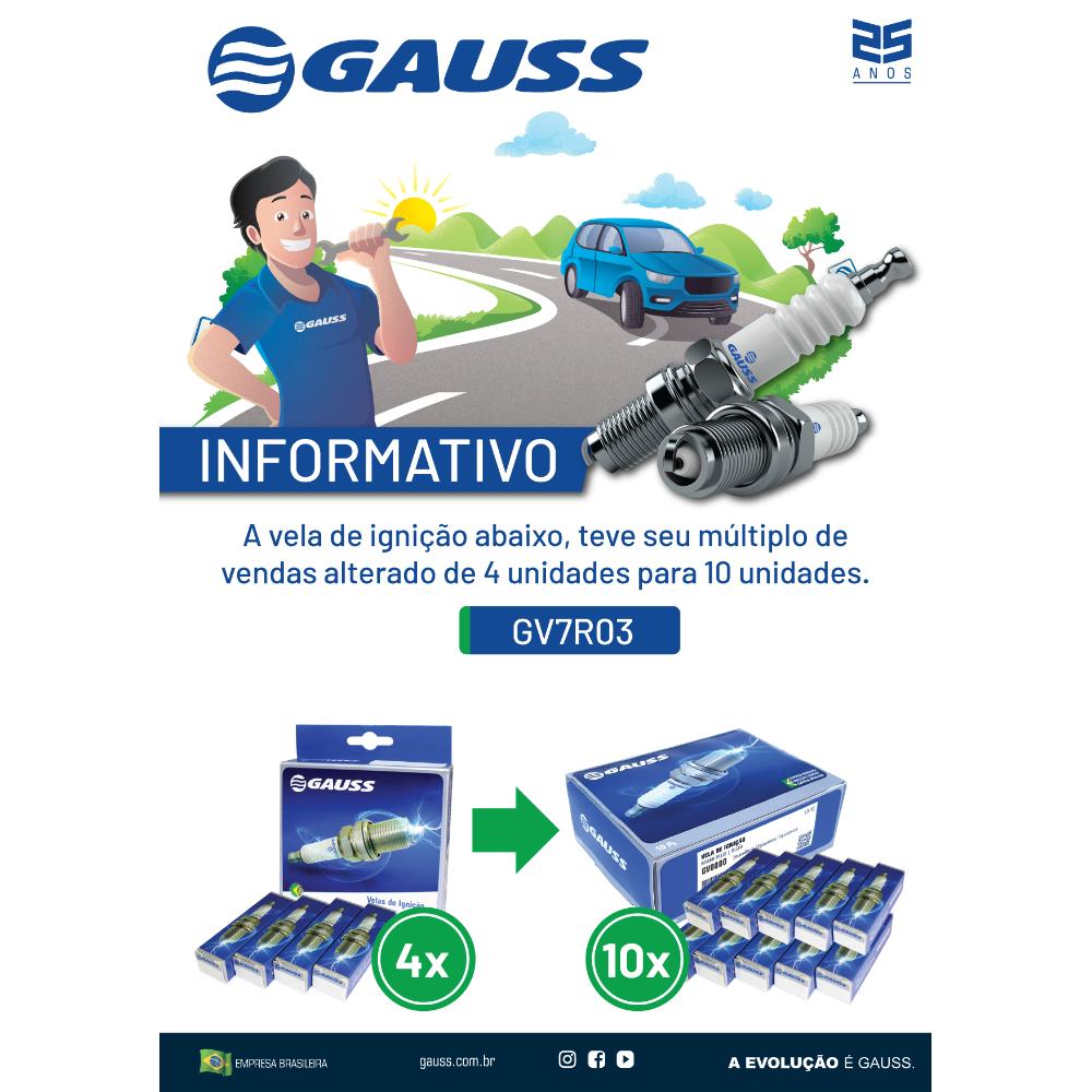 Vela de Ignição - Gauss - GV7R03 - (2)