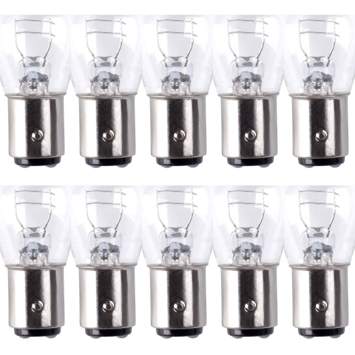 10 Lâmpadas 2 Polos P21/5W 12V - Gauss - GL1034 - (1)
