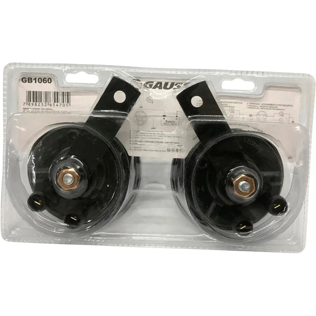 Par de Buzinas Paquerinha 12V - Gauss - GB1060 - (11)