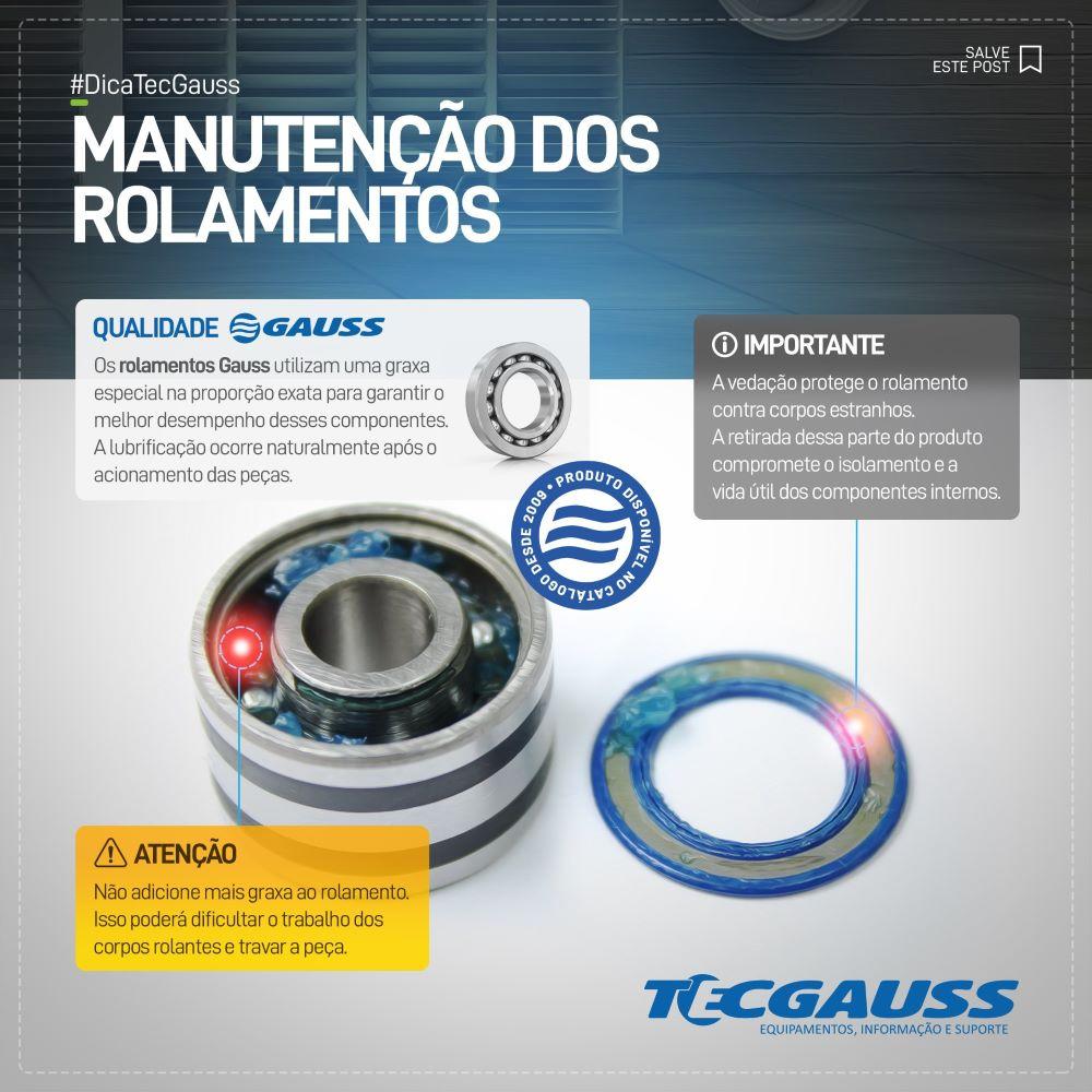 Rolamento de Esferas do Alternador - Gauss - GR6305 - (2)