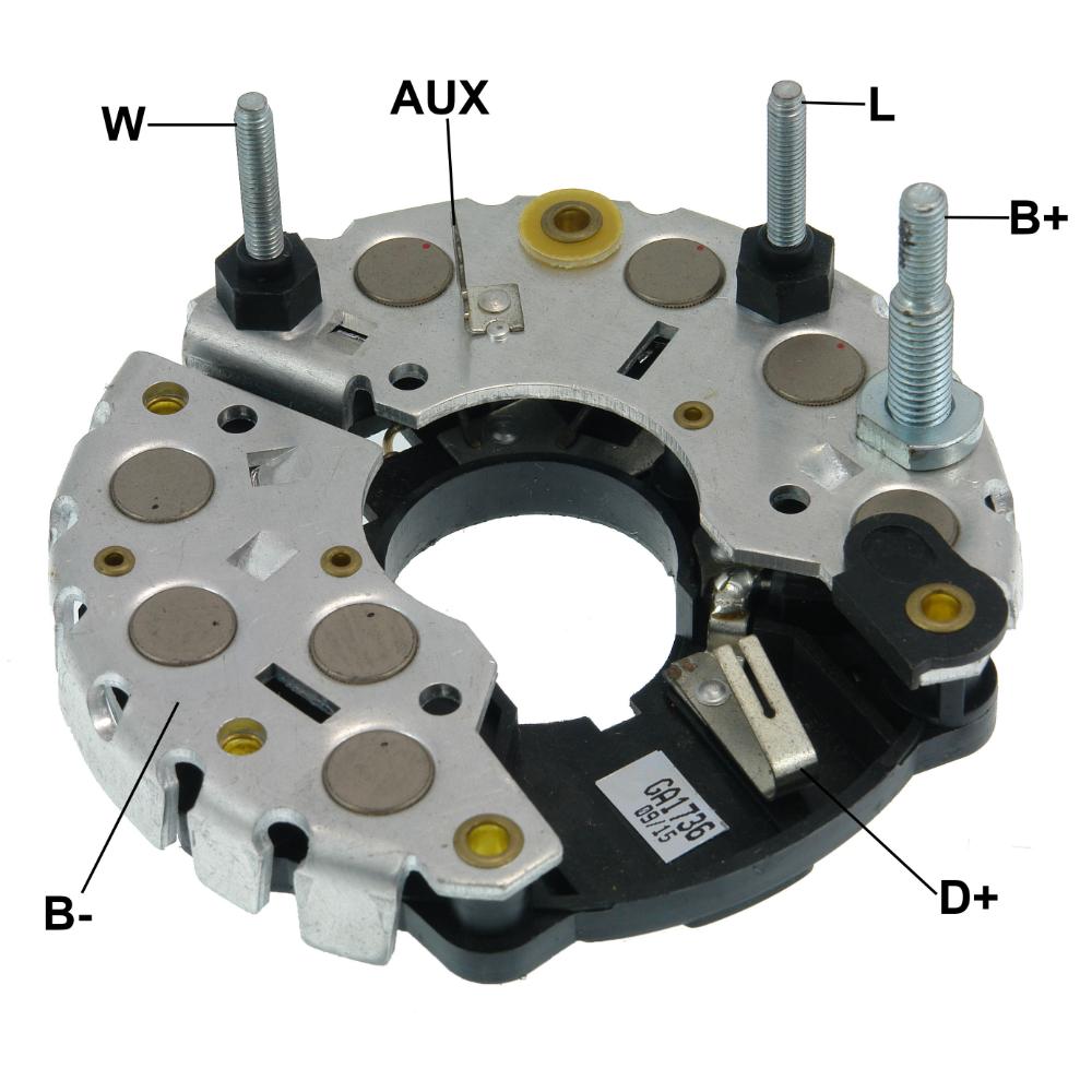 Retificador do Alternador - Gauss - GA1736 - (1)
