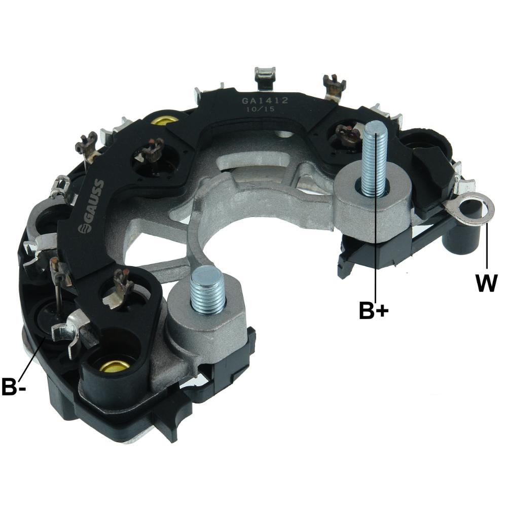 Retificador do Alternador - Gauss - GA1412 - (1)