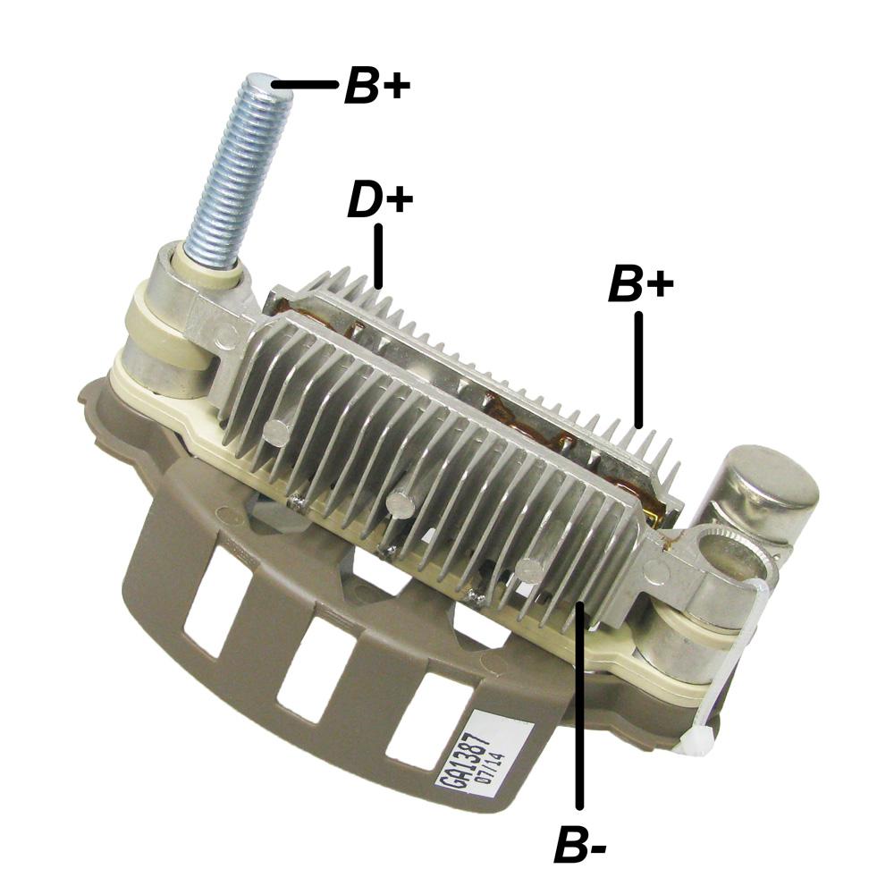 Retificador do Alternador - Gauss - GA1387 - (1)
