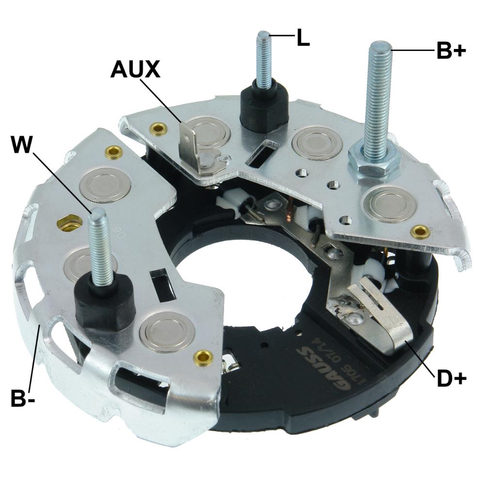 Retificador do Alternador - Gauss - GA1705 - (1)