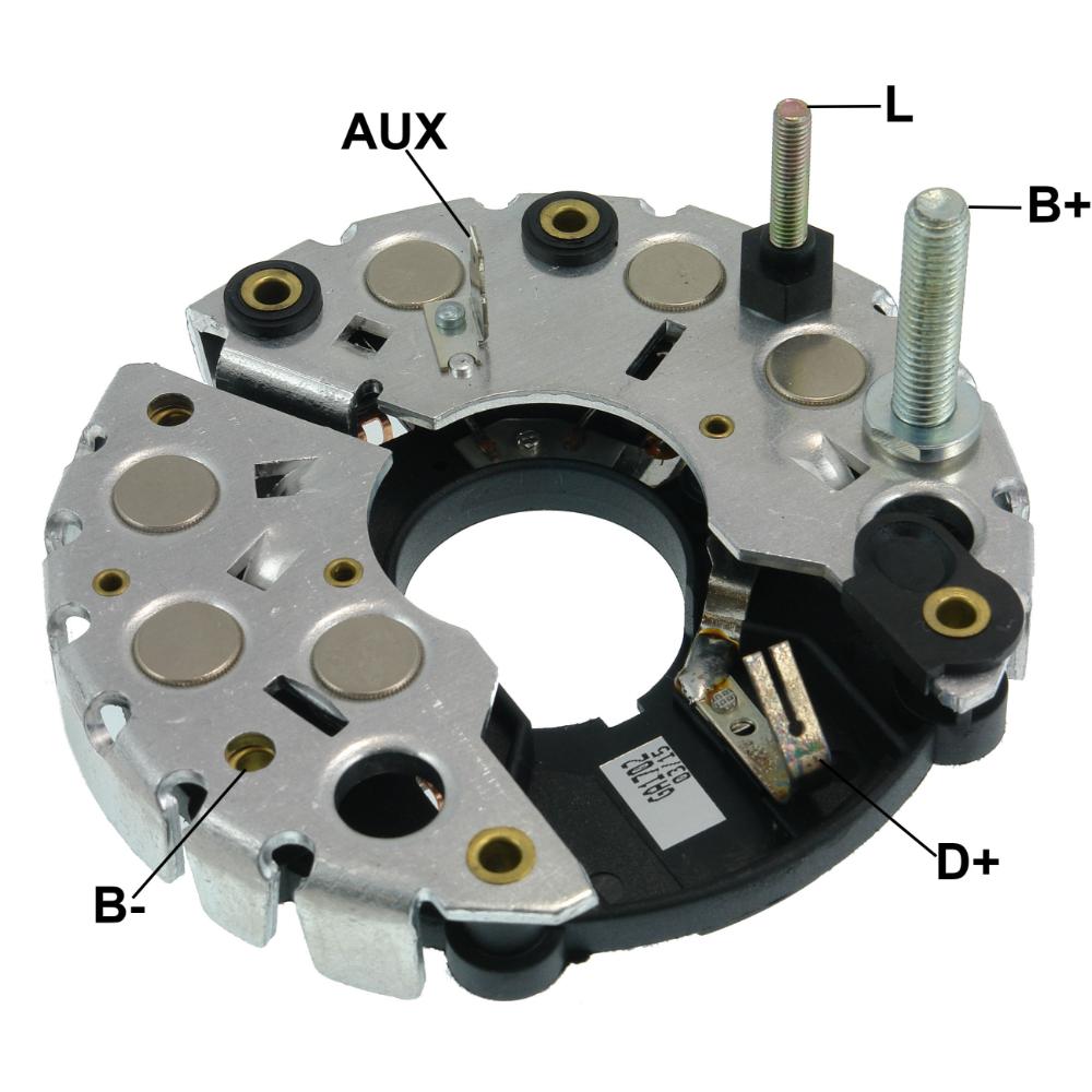 Retificador do Alternador - Gauss - GA1702 - (1)