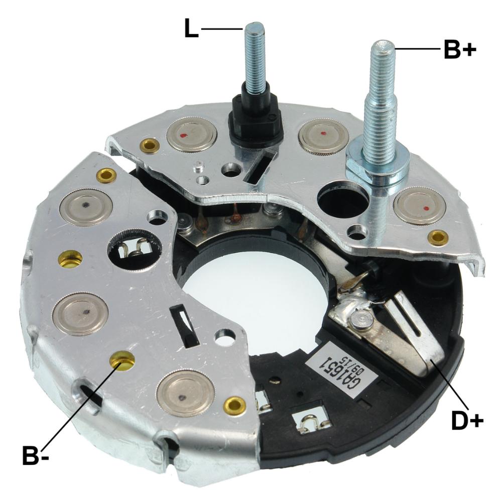 Retificador do Alternador - Gauss - GA1651 - (1)