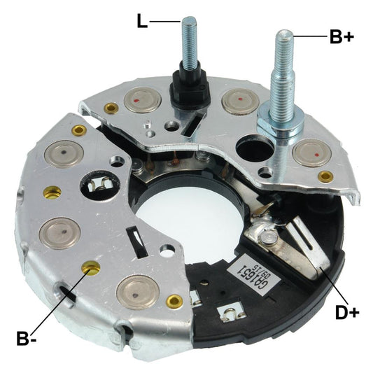 Retificador do Alternador - Gauss - GA1651 - (1)