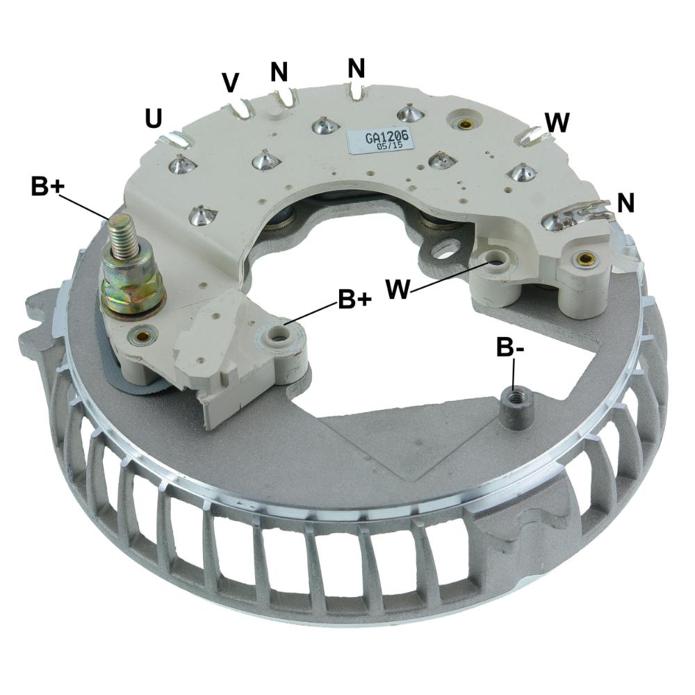 Retificador do Alternador - Gauss - GA1206 - (1)
