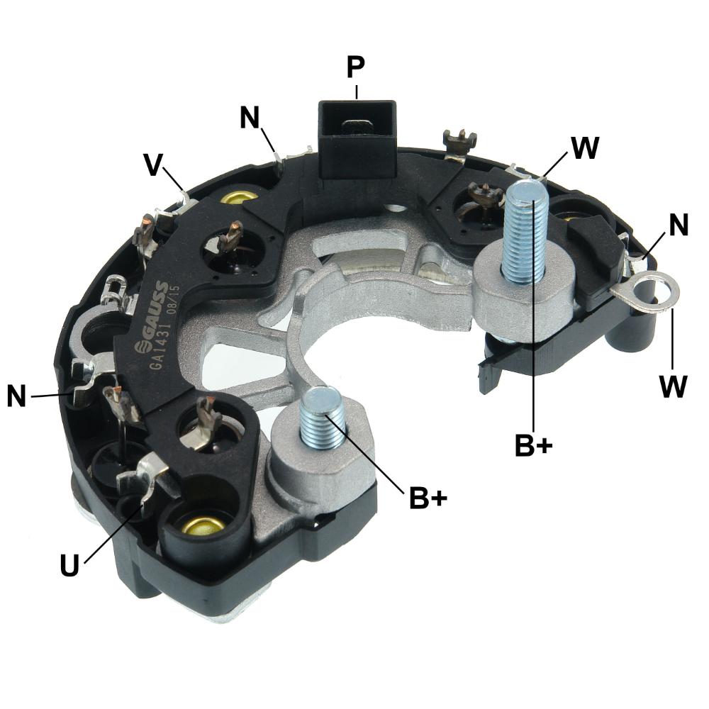 Retificador do Alternador - Gauss - GA1431 - (1)