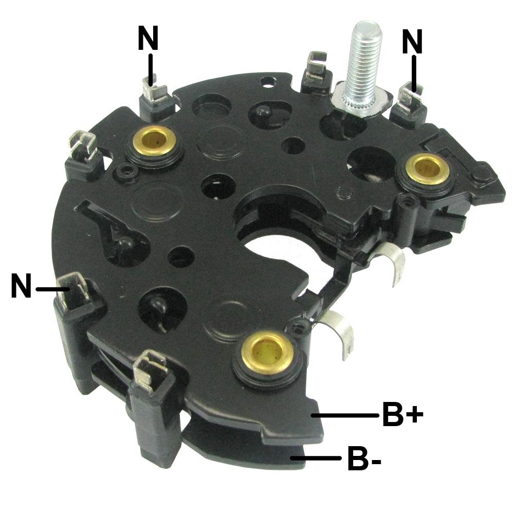 Retificador do Alternador - Gauss - GA1537 - (1)