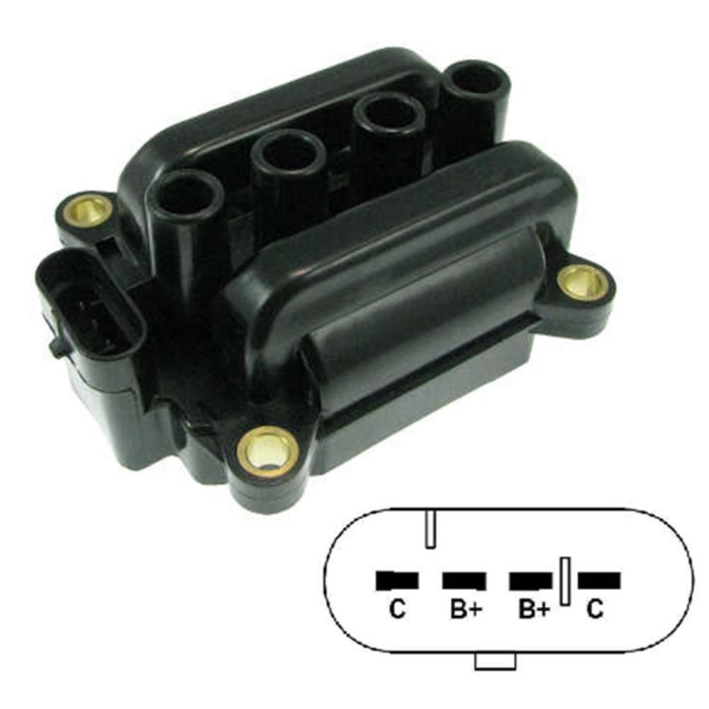 Bobina de Ignição - Gauss - GC4408 - (1)
