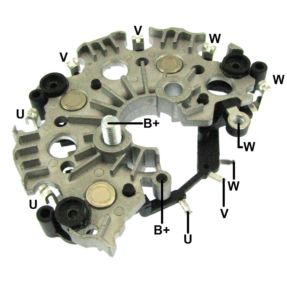 Retificador do Alternador - Gauss - GA1435 - (1)