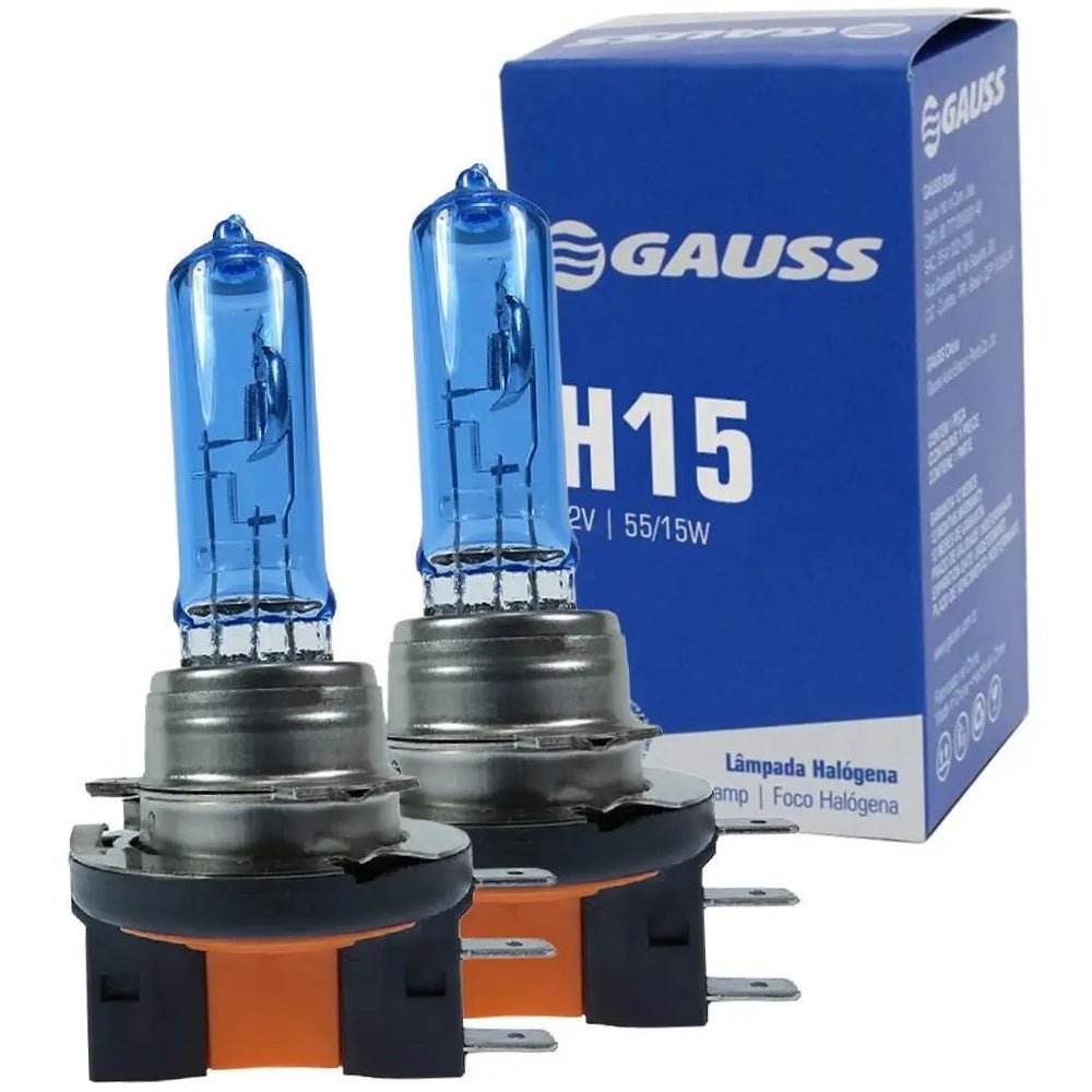 Par Lâmpada H15 55/15W 12V MaxLight - Gauss - GL115 H15 - (1)