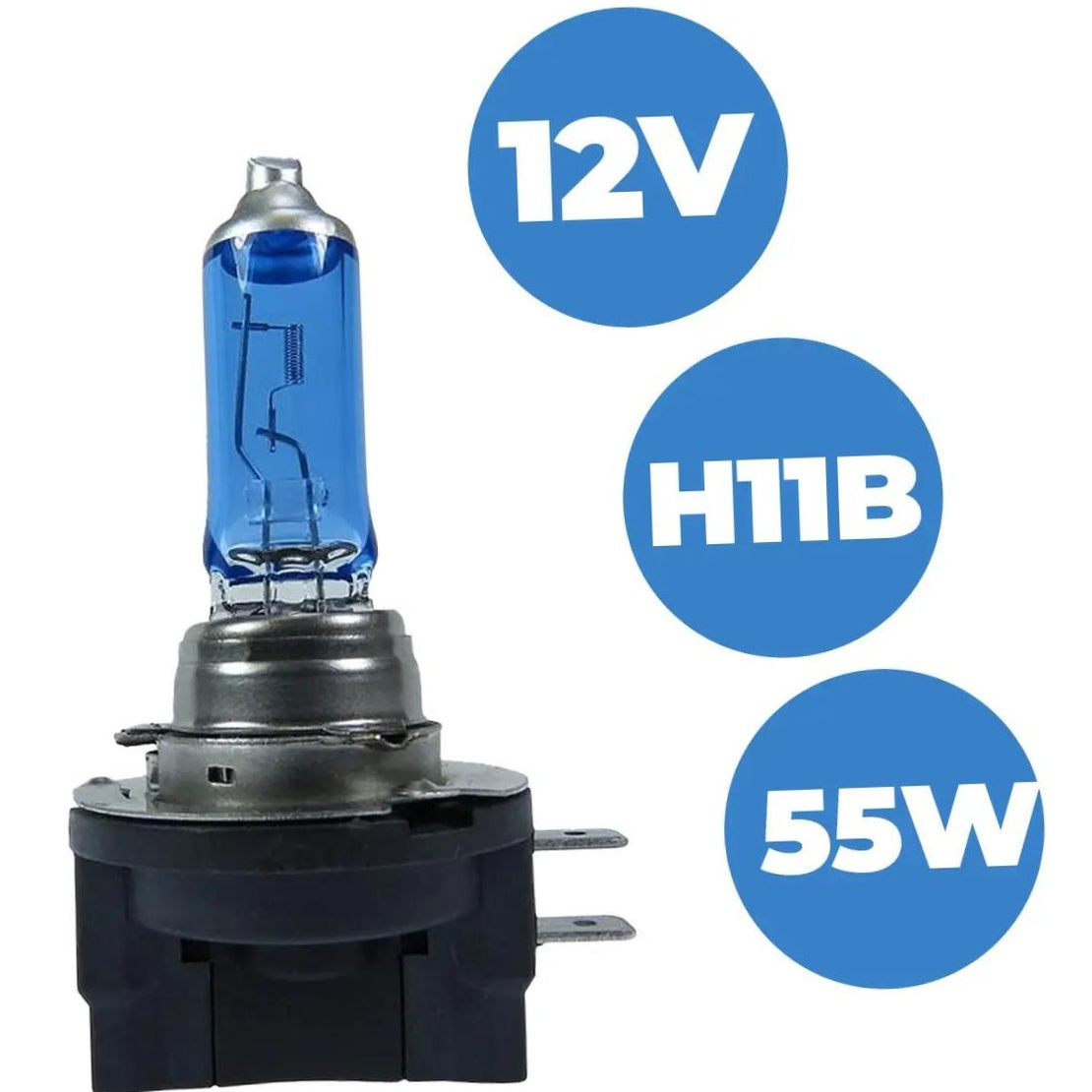 Par Lâmpada H11B 55W 12V MaxLight - Gauss - GL113 H11B - (2)