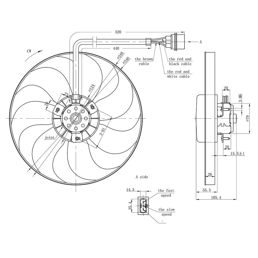 Eletroventilador - Gauss - GE1066 - (2)