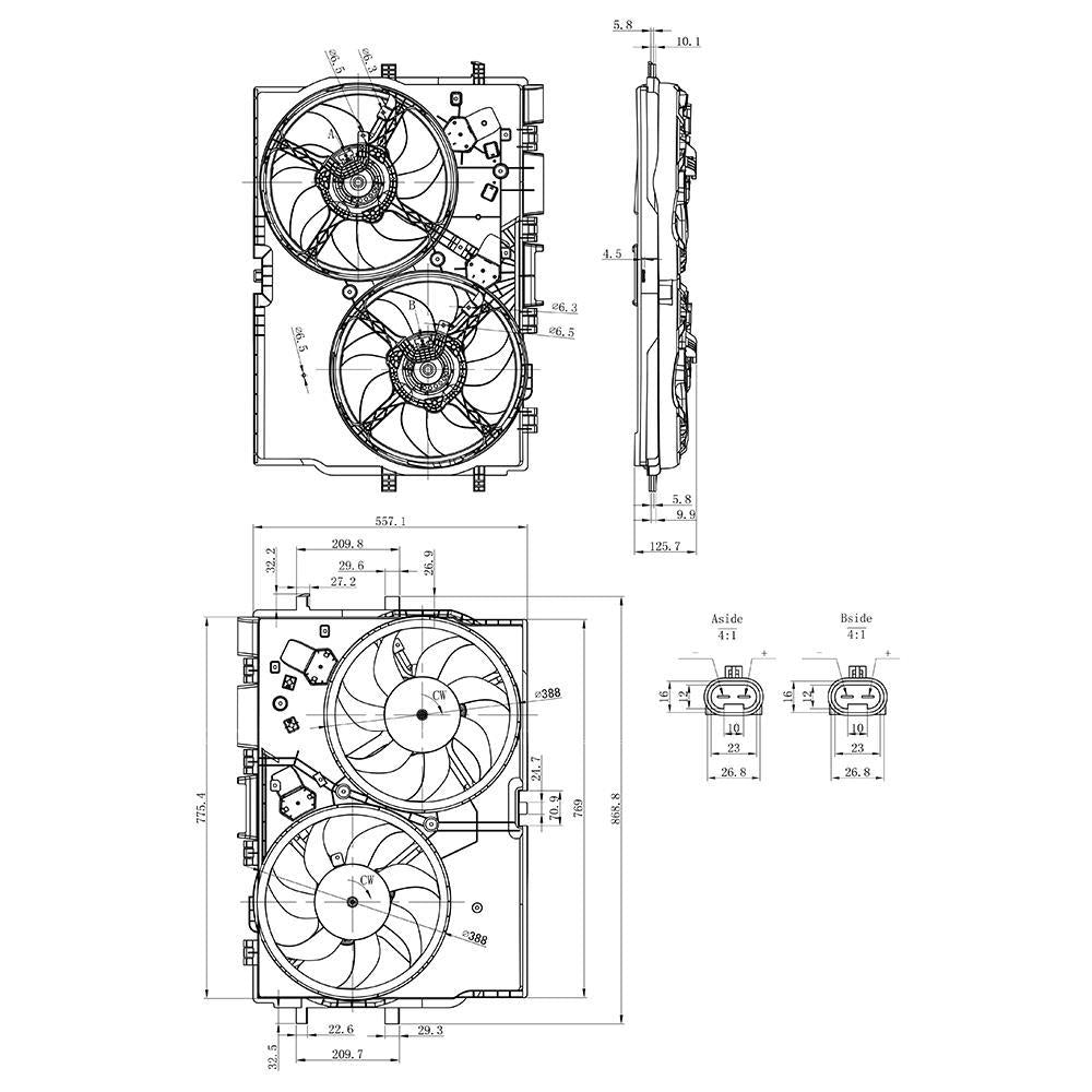 Eletroventilador - Gauss - GE1074 - (2)