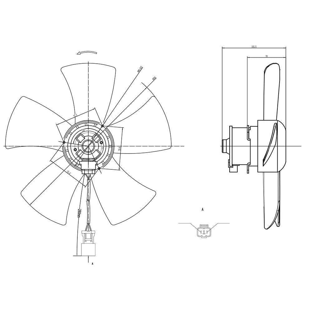Eletroventilador - Gauss - GE1043 - (2)