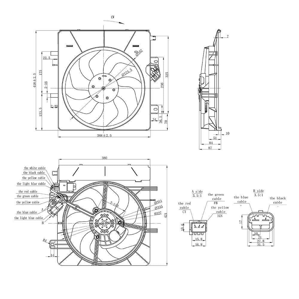Eletroventilador - Gauss - GE1027 - (4)