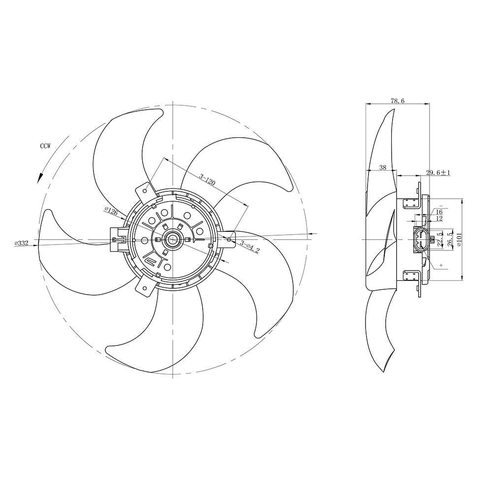 Eletroventilador - Gauss - GE1038 - (3)