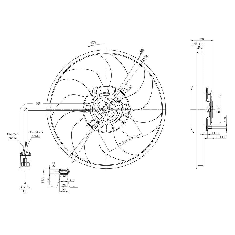Eletroventilador - Gauss - GE1024 - (2)