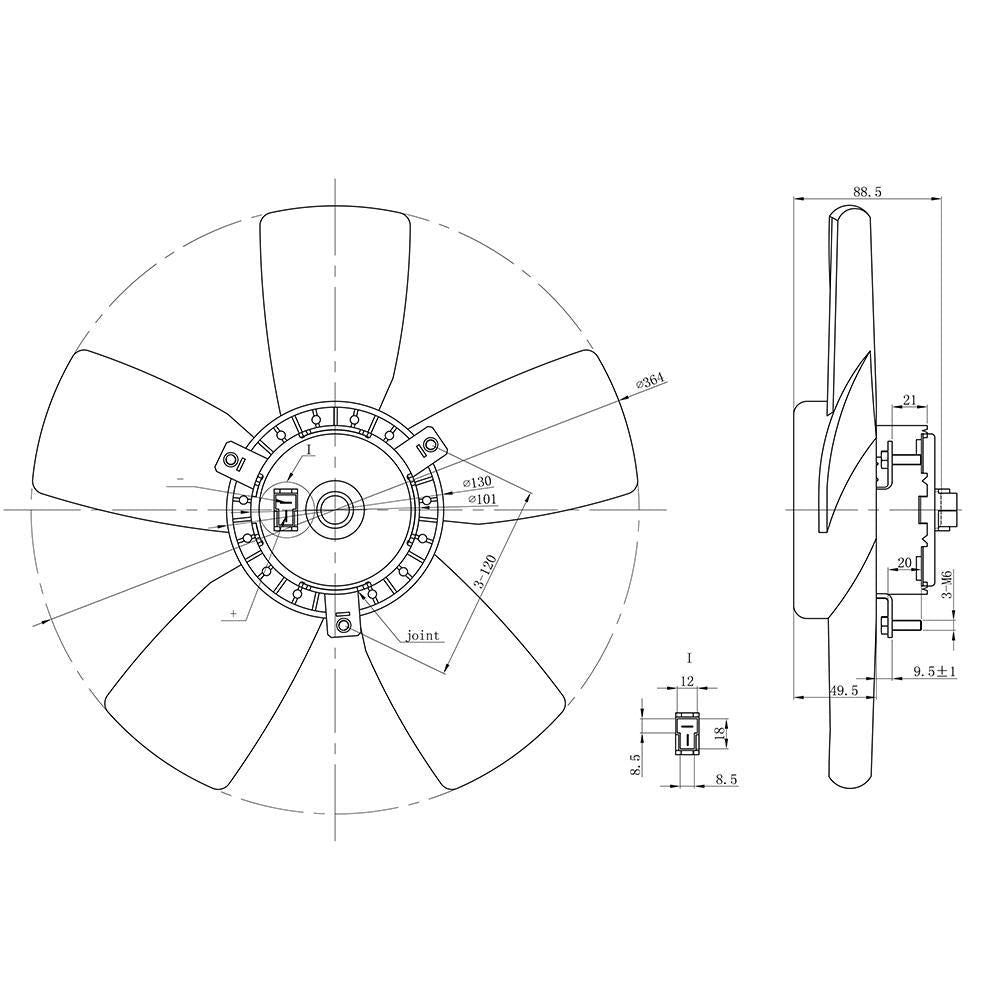 Eletroventilador - Gauss - GE1052 - (2)