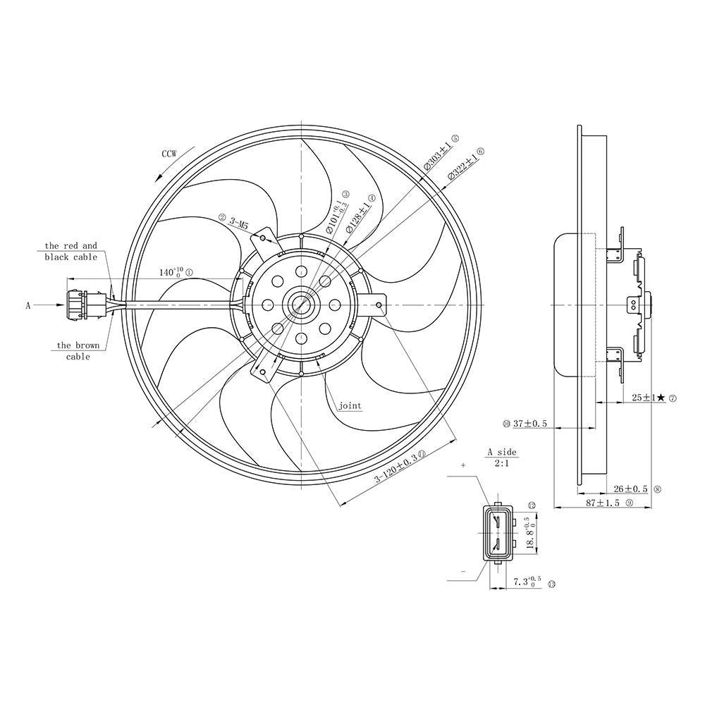 Eletroventilador - Gauss - GE1011 - (9)