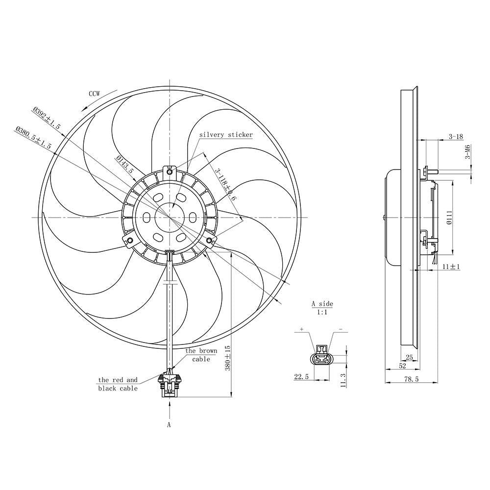 Eletroventilador - Gauss - GE1032 - (2)